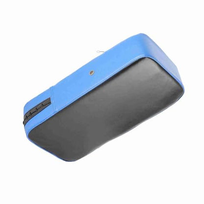 Estink Taekwondo Punching Pads PU Leather Kicking Pad 40 X 20 X 10 Cm with Metal Hole Grip Bar and 5 Cm Elastic Band for Boxing Kick Training Adults and Teens - color: Blue