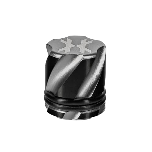 HK Army Elite Thread Protector Fill Nipple Cover for Air Tanks - color: Pewter, style: Orbit