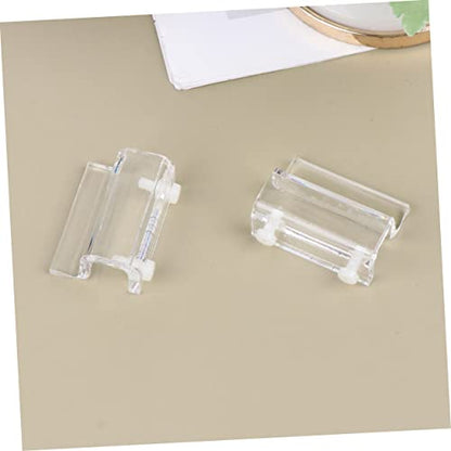 Toddmomy 4pcs Acrylic Fish Tank Bracket Support for Aquarium Covers Compatible Heat Preservation Tool for Open Fish Tanks and Turtles
