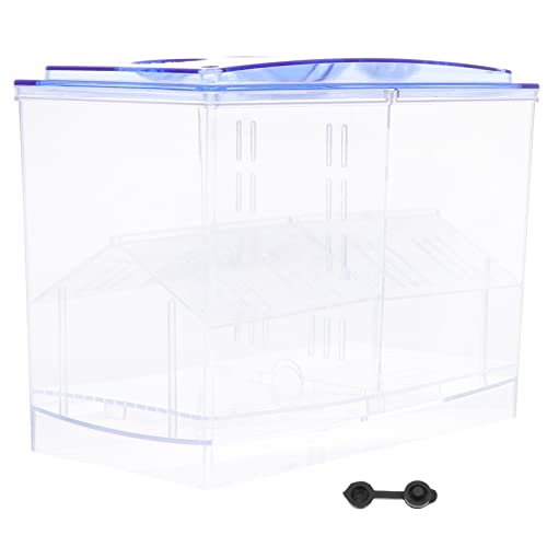 BESPORTBLE Transparent Fish Breeding Box Double-Layer Fry Hatching Container with Air for Efficient Fish Incubation and Space-Saving Design for Aquarium Use