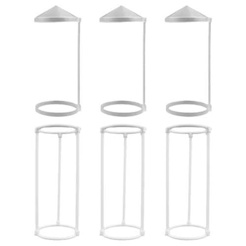 Uonlytech 6pcs Portable Plastic Humidifier Splash Guard for Rockery and Mist Maker, Replacement Water Splash Barrier for Fish Tanks, Fountains, and Pond Humidifiers