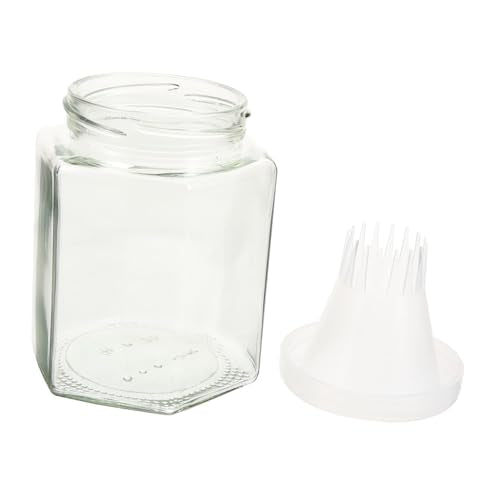Yardwe Glass Fish Container for Boys and Girls Portable Fishing -Resistant Glass Lid for Catching Shrimp and Crabs Outdoor Fishing Accessory Sturdy Fish Catcher