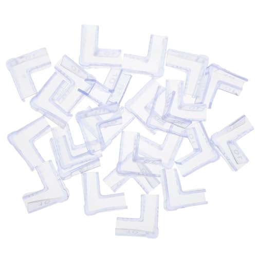 25pcs Aquarium Glass Edge Protectors 10mm Thick L-Shaped Corner Guards Fish Tank Safety Bumpers for Childproofing and Furniture Protection