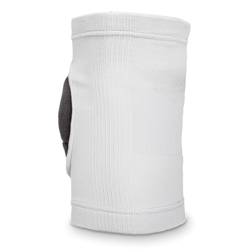 Cliff Keen Impact Bubble Wrestling Knee Pad (White/Charcoal) - color: White / Charcoal