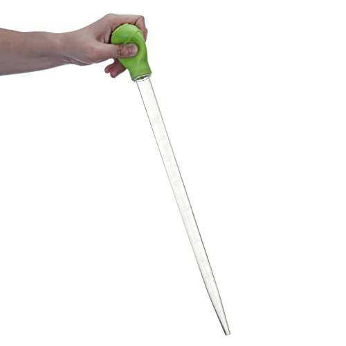 18.7in Long Turkey Baster for Aquarium, 50ml Long Pipette for Fish Tank Coral Food Feeder Syringe Aquarium Water Changer Siphon for Marine Fish Reef Aquatic Plant Spider, Green