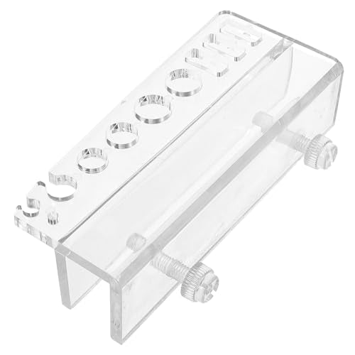 COLLBATH Fish Tank Cleaning Tool Holder Aquarium Plant Trimmer Wall-Mounted Rack Organizer