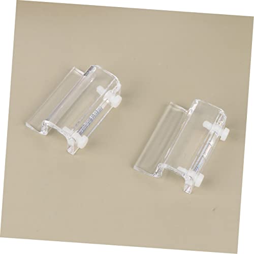4pcs Acrylic Fish Tank Cover Holder Bracket Support for Open Aquariums Compatible Practical Rack for Turtle Tanks and Pet Boxes
