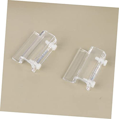 4pcs Acrylic Fish Tank Cover Holder Bracket Support for Open Aquariums Compatible Practical Rack for Turtle Tanks and Pet Boxes