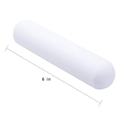 Mister Rui Foam Paint Roller, 36 Pack, 6 Inch High Density Foam Paint Roller Covers, Sponge Paint Rollers, Mini Rollers, Small Paint Rollers for Painting Walls, Cabinets, Doors - color: 36 Pcs 6" Foam Roller Cover