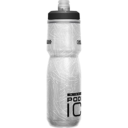 CamelBak Podium Ice Water Bottle 21oz, Black | Maximum Cold Retention for Hot Rides, Effortless Squeeze Hydration, Secure Fit in Bike Cages, Clean Taste, Every Sip