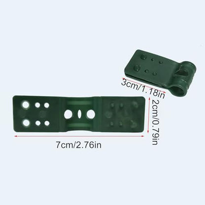 Fabric Shade Clips - Mesh Grippers, 10 Pieces Netting Fasteners For Garden Support, Clamps With Locking Teeth, Yardware, Fixed Pegs For Greenhouse, Patio And Flower Bed