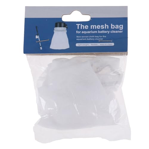 5pcs Aquarium Filter Bag Fish Tank Mesh Cotton Elasticated Bag Cleaning Tools