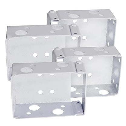 4PCS 2SETS Blind Installation Brackets Blind Brackets Low Profile Box Mounting Bracket Installation Bracket for Window Blinds