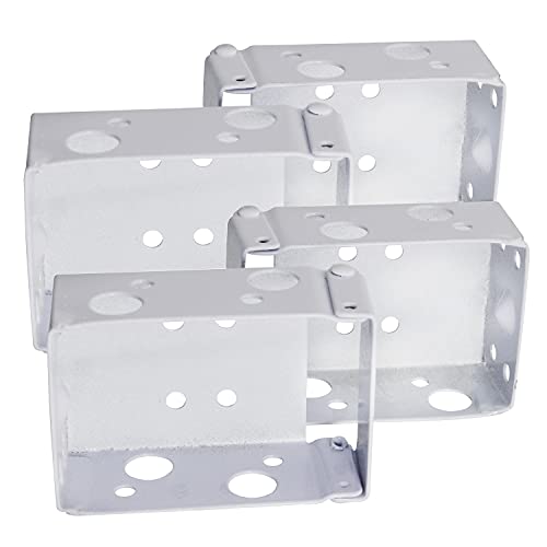 4PCS 2SETS Blind Installation Brackets Blind Brackets Low Profile Box Mounting Bracket Installation Bracket for Window Blinds