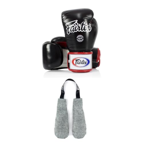 Fairtex BGV1 Boxing Gloves with Deodorizer Inserts | Shock Absorbent Gloves + Odor & Moisture Absorber for Boxing, MMA, Muay Thai | Perfect Bundle for Clean & Durable Gear