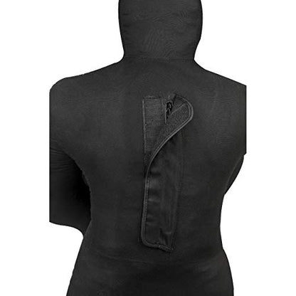 DALLX Kids Grappling Dummy for Fitness Training Practice Wrestling Judo Karate MMA Punching Dummy for Kids Jiu-Jitsu - UNFILLED - color: Black