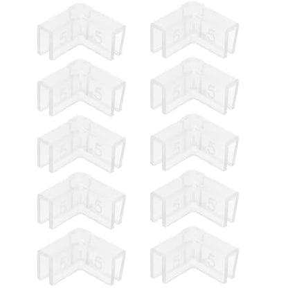 10pcs 90° L-Shaped Silicone Fish Tank Corner Protectors, Aquarium Edge and Furniture Safety Bumpers and Pet Proofing