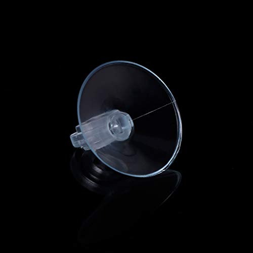 10Pieces Aquariums Suction Cup Diameter 1.2inch Clear Sucker with Clip Fishtanks Pipe Hose Tube Holders Aquariums Suction Cups Decoration