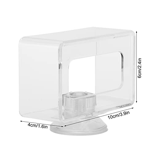 Fish Feeding Ring, Anti Floating Transparent Acrylic Aquarium Feeder, 6x10cm Fish Food Feeding Accessory, 4.33in Length 0.13lb Weight (Small Size 6 * 10cm) - size: Small size 6*10cm