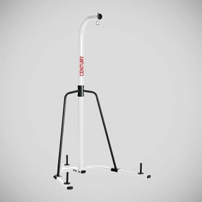 Century Heavy Bag Stand - Color Options | 3" Tubing Holds 100 LBS Punching Bags | Tubular Steel Frame | 84.25" Height | 48" x 48" Footprint - color: White