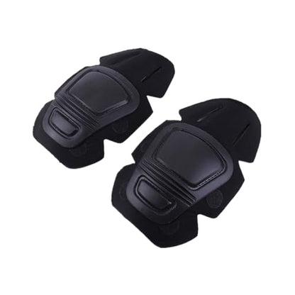Tactical Protective G3 Combat 2 Elbow Pads and 2 Knee Pads for Hunting Clothing/Pants - color: black