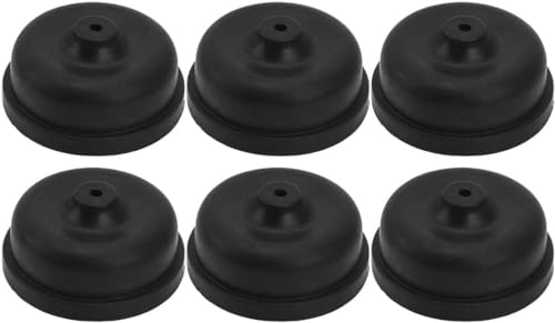 6Pcs Black Aquarium Diaphragm,Aquarium Air Pump Accessories,Diaphragm,Accessories for Air Oxygen Pump,Air Pump ，Pumps and Filters