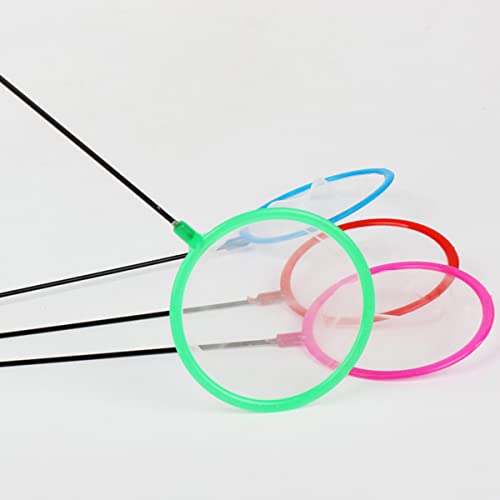 Balacoo 5pcs Fine Color Skimming Artemia Small Shrimp Pond Aquarium Brine Tackle Long Accessory Random for Network Sieves Catch Tank Tools Net with Mesh Hatchery Creek Tool Fish