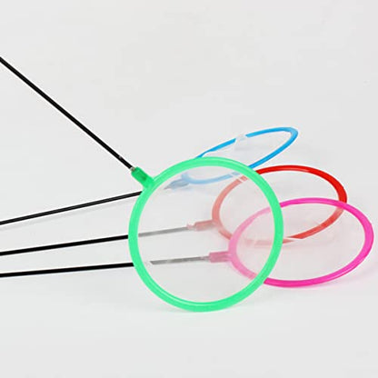 Balacoo 5pcs Fine Color Skimming Artemia Small Shrimp Pond Aquarium Brine Tackle Long Accessory Random for Network Sieves Catch Tank Tools Net with Mesh Hatchery Creek Tool Fish