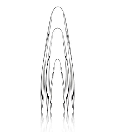 Artaste 43167 Rain 18/10 Stainless Steel Utility Tongs, Set of 3