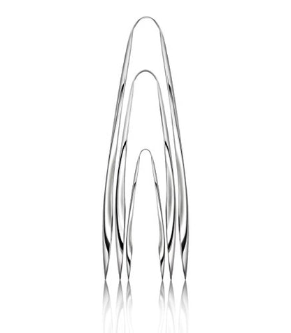 Artaste 43167 Rain 18/10 Stainless Steel Utility Tongs, Set of 3