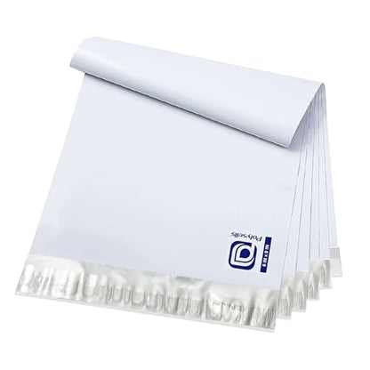 POLYSELLS 200 pcs 6x9 Inches White (Silver) Poly Mailers Shipping Envelopes, Strong Adhesive Sealing, Waterproof, and Tear-resistant Postal Mailing Bags for Small Business, Clothes, Non-Fragile Items - size: 6"x9"