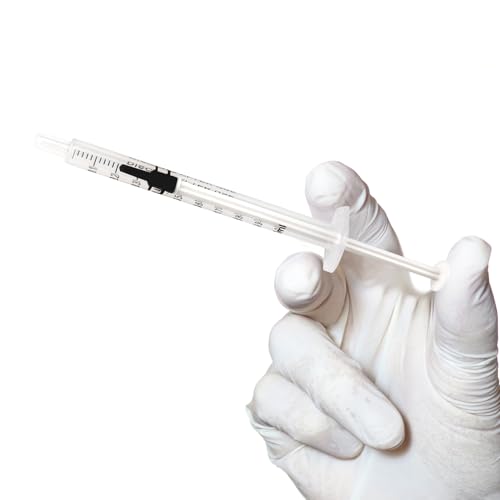 15 Pcs Syringes Without Needle, 1ml Plastic Syringe Syringe for Liquid, for Science Lab, Feed Pets, No Needle, Individually Packaged - size: 1ML-15Pcs