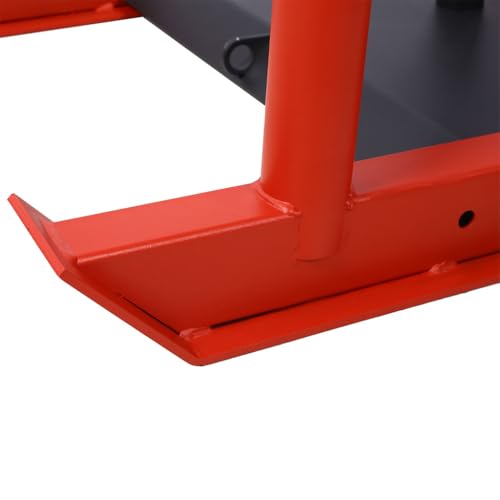 Weight Sled for Strength and Speed Training, Push Pull Workout Sled with Harness and Straps, Fitness Power Sled for Athletic Exercise, Compatible with 1" and 2" Weight Plates