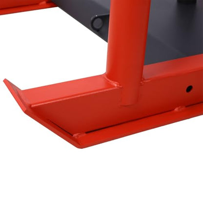 Weight Sled for Strength and Speed Training, Push Pull Workout Sled with Harness and Straps, Fitness Power Sled for Athletic Exercise, Compatible with 1" and 2" Weight Plates