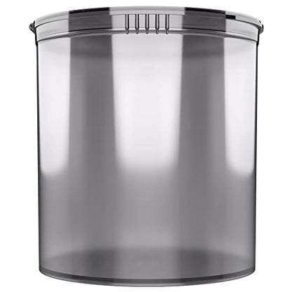 90 Dram CR Plastic Packaging Pop Top Containers - Child Resistant Travel Holder Vial Bottles - 60 qty (Smoke)