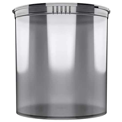 90 Dram CR Plastic Packaging Pop Top Containers - Child Resistant Travel Holder Vial Bottles - 60 qty (Smoke)