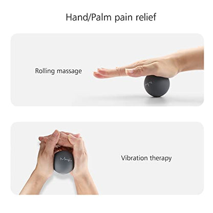 2" Mini Massage Ball, 5 Speeds Vibrating Massage Roller Ball for Palm, Hand, Foot, Leg, Neck, Back, Trigger Point Muscle Therapy Ball for Myofascial Release, Plantar Fasciitis Relief, Blue - color: Blue