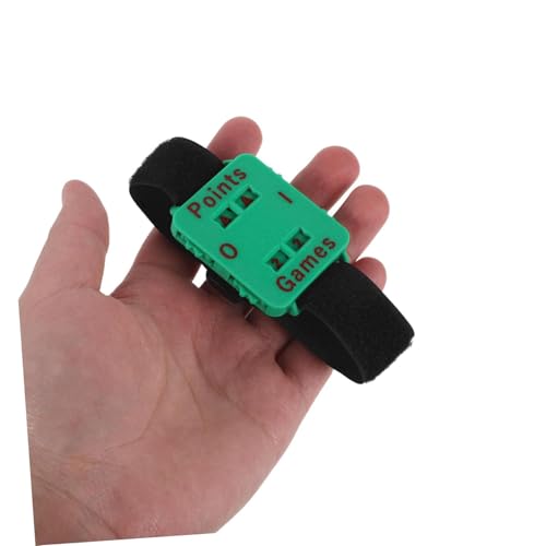 Ciieeo Portable Tennis Score Counter Wristband Manual Golf Stroke Keeper Green Sports Training Equipment
