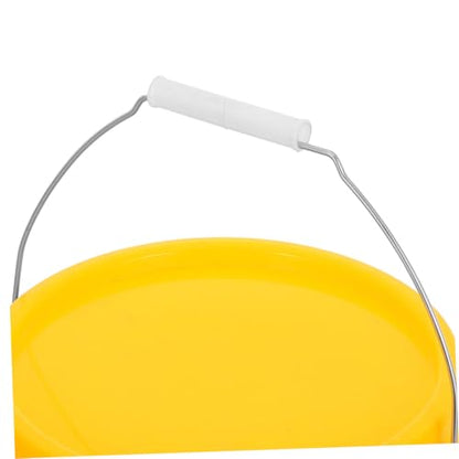 Heavy Duty Plastic Bucket with Leak Resistant Lid Portable Water Pail Container for Household Use Easy to Carry Canister with Handle Space Saving Design for Efficient Storage