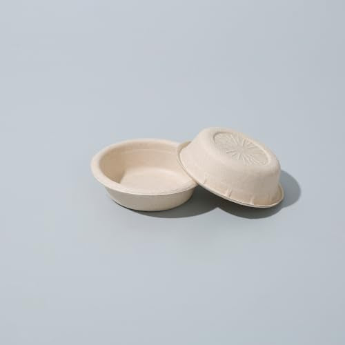 Paper Gecko Feeding Cups, Paper Bowls Reptiles Food and Water Feeder Ledge Cups for Lizars,Bearded Dragon,Snake,Crabs, 100Pack 1 OZ