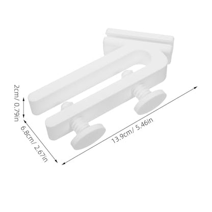 2pcs Fish Tank Hose Clip, 5 Gallons Bucket Hose Holder, Water Pipe Clamp Support for Aquariums and Household Storage, Tube Clip for Water Change Turtle Tank Use