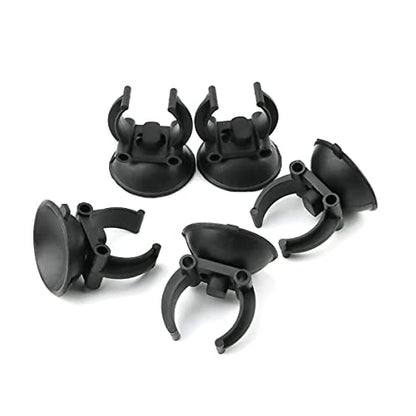 Aquarium Heater Suction Cups, Black Rubber Clips, Fish Heater Tank Holders, 20 Pack