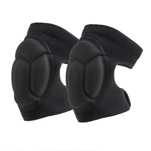 Knee Pads for Women & Men, Dance Knee Pads Volleyball Knee Pads for Women Men Wrestling Knee Pads Wrestling Gear, Crash Pad Snowboarding Gear Knee Protector Soft Knee Pads for Work (Medium, Black) - color: Black, size: Medium