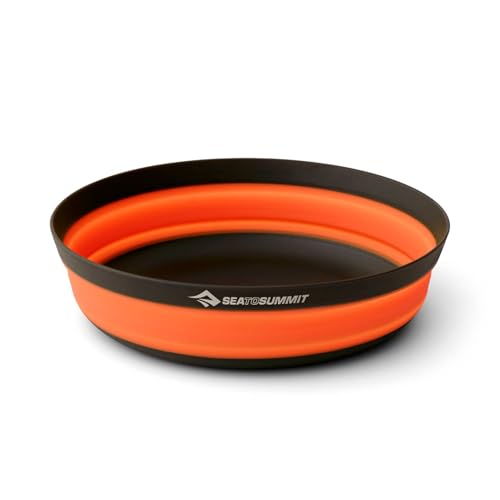 Sea to Summit Frontier Ultralight Collapsible Bowl, Large (30 fl oz), Puffins Bill Orange - color: Puffins Bill Orange, style: Large