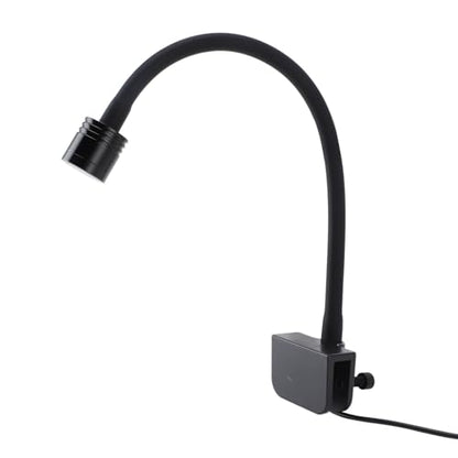 Zunate Fish Tank ClipOn LED Light, Small Clamp Aquarium Light for 3-6 Gallons Freshwater and Saltwater Tanks, High Brightness Warm with Flexible Adjustment (Warm) - size: Warm Light