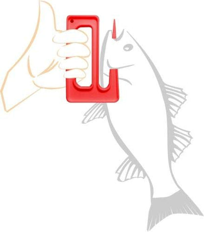 The APSI Store DaHook Fish Grabber - color: Red