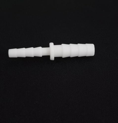 Plastic Hose Barb Reducer Pipe fittings, 1/4" to 3/16" Hose ID Connectors Joint Splicer Mender Adapter Union Boat Water Air Aquarium O2 Fuel (Pack of 4)
