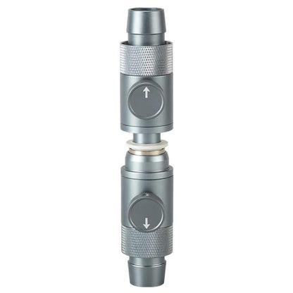 DONGKER Aquarium Double Tap Connector,Aluminum Alloy Quick Release Double Tap Valve with Water Flow Control Knob for Aquarium 12mm/16mm/20mm I.D. Water Pipe - size: 20mm