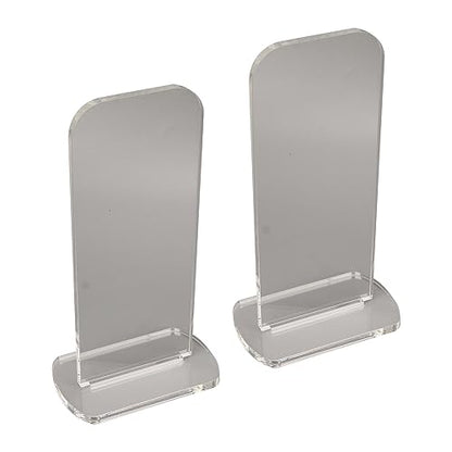 Glove Stand for Boxing, 2Pcs Acrylic Boxing Glove Stand Vertical Boxing Glove Display Stand Acrylic Gloves Holder for Boxing Collectors (Transparent) - color: Transparent