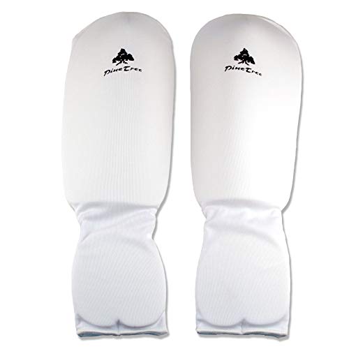 Pine Tree Martial Arts Taekwondo, Karate Training Cloth Fist & Forearm Pad - size: XS-CHL, style: White